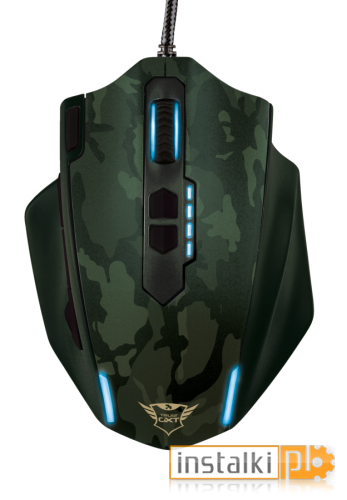 Trust GXT 155C GAMING MOUSE – GREEN CAMOUFLAGE – instrukcja obsługi